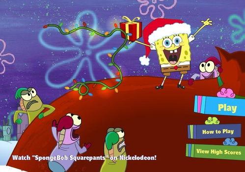 海绵宝宝圣诞节图片